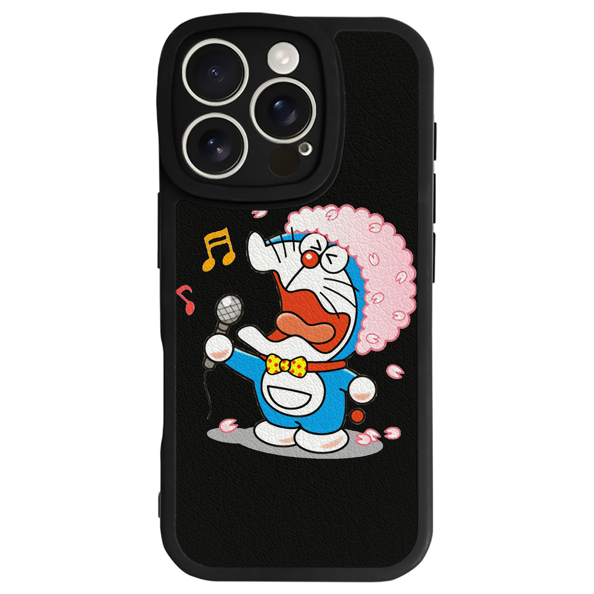 （画像用） ドラえもん Doraemon 【iPhone 16シリーズ対応】シリコンスマホケース（レザー調） 材質：シリコン